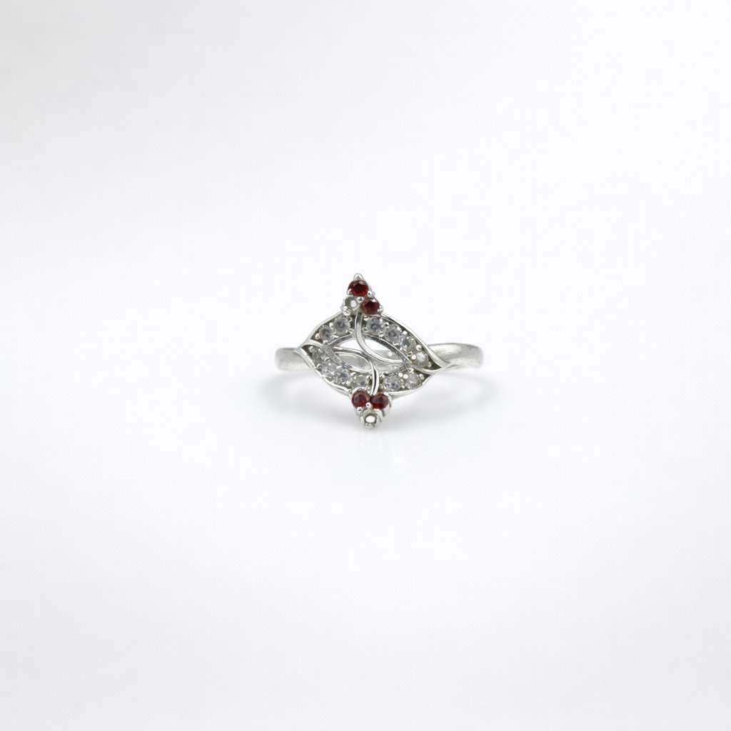 Ruby Lips Kiss Ring - Bold Passion Statement